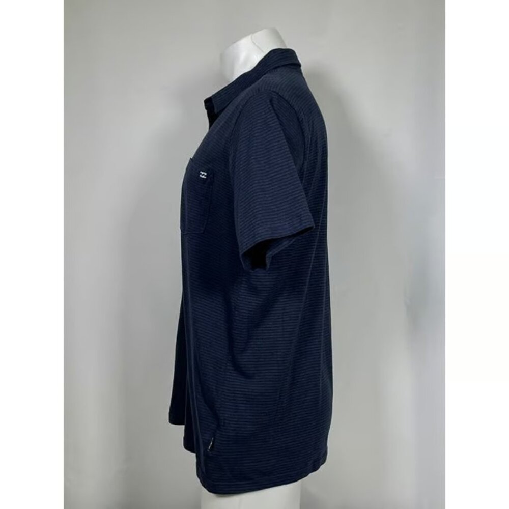 Billabong Standard Issue Polo Navy Shirt Men's LARGE - Picture 6 of 9